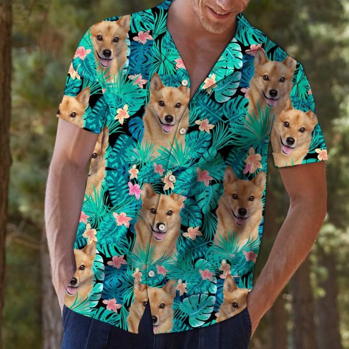 Finnish Spitz Tropical T0807 Hawaiian Shirt Ver 46