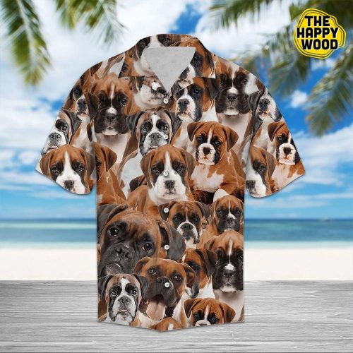 Boxer Awesome Hawaiian Shirt Ver 243