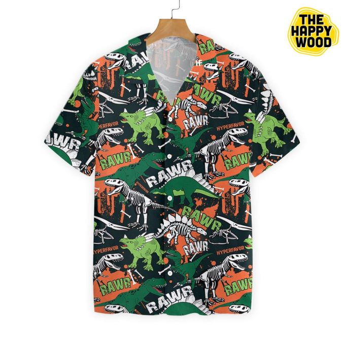 Rawr Dinosaur Hawaiian Shirt Ver 364