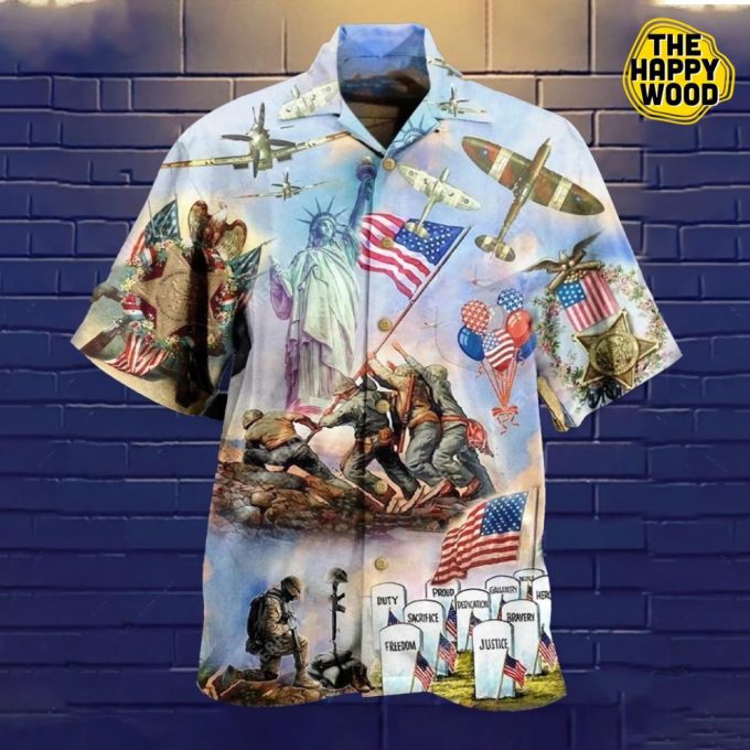 Veteran 3D Hawaiian Shirt Ver 61