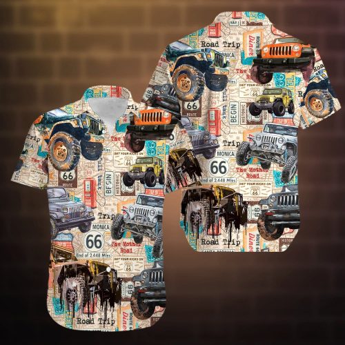 Amazing Jeep Vintage Unisex Hawaiian Shirt Ver 283