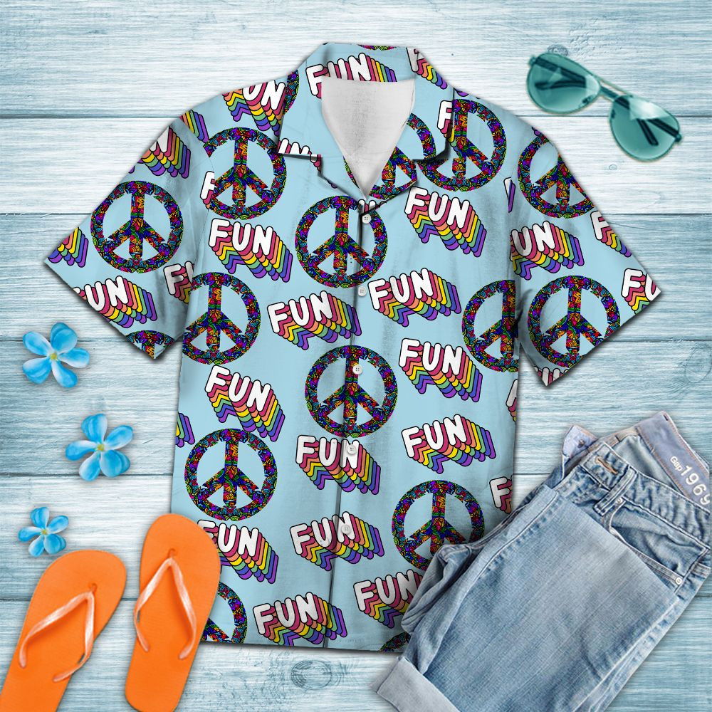Hippie Fun Summer T1507 Hawaiian Shirt Ver 381 Hippie Fun Summer T1507 Hawaiian Shirt Ver 381