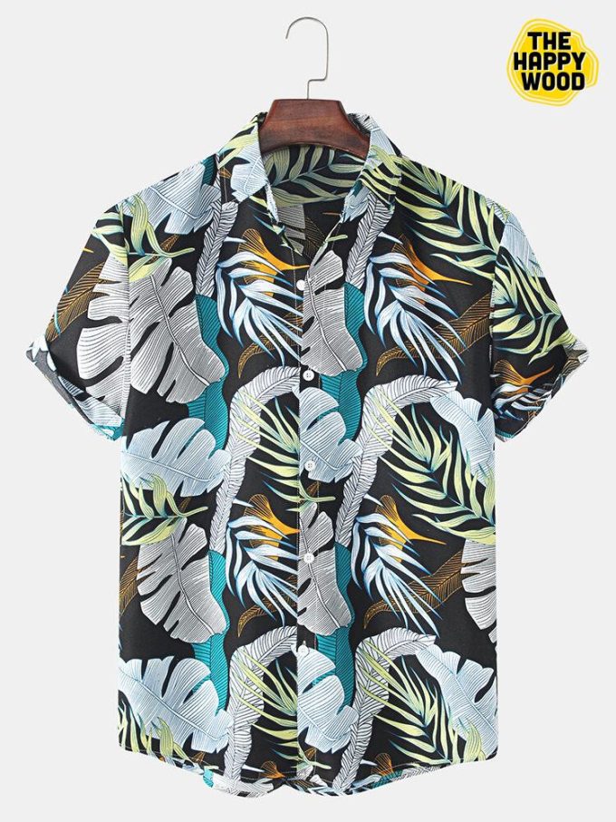 Tropical Leaf Hawaiian Shirt Ver 180