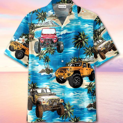 JP On Beach Blue Summer Vibe Unisex Hawaiian Shirts