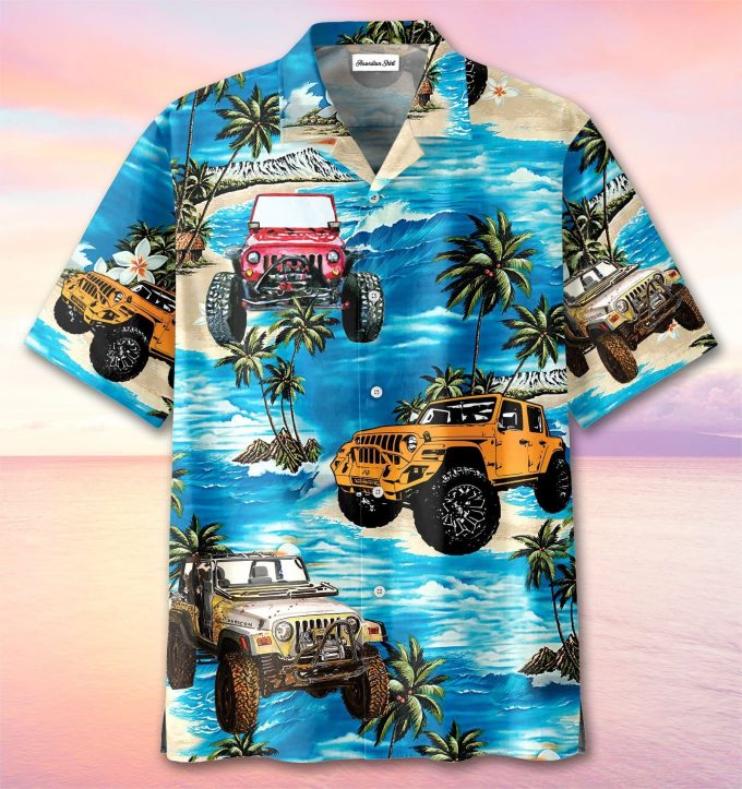 JP On Beach Blue Summer Vibe Unisex Hawaiian Shirts