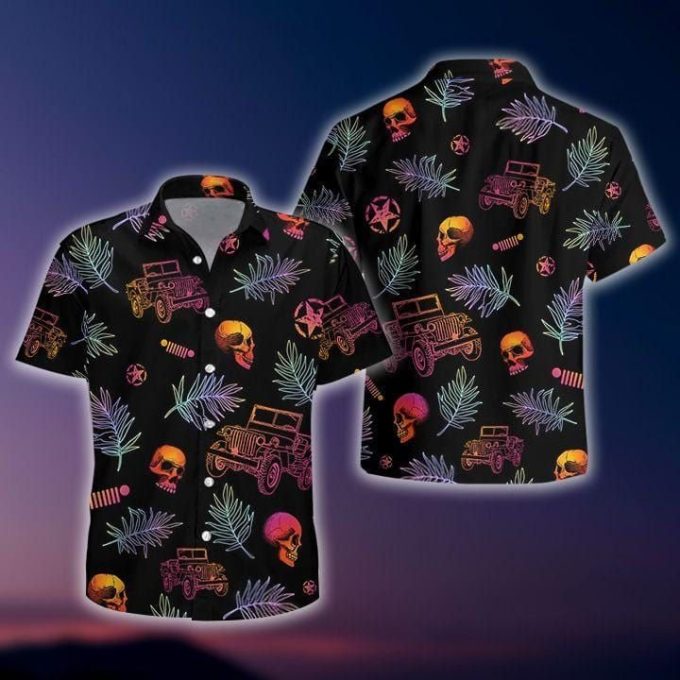 JP Skull Unisex Hawaiian Aloha Shirts
