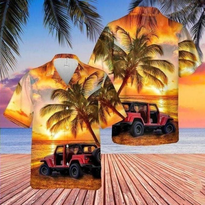 Beautiful View Of JP On Sunset Beach Unisex Hawaiian Shirts