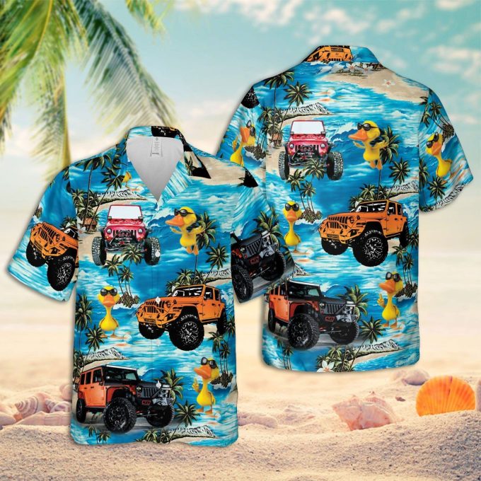 Hawaiian Aloha Shirts JP Beach I Don’t Give A Duck #DH