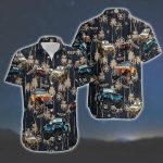 Eat Sleep And JP Tropical Black Hawaiian Aloha Shirts