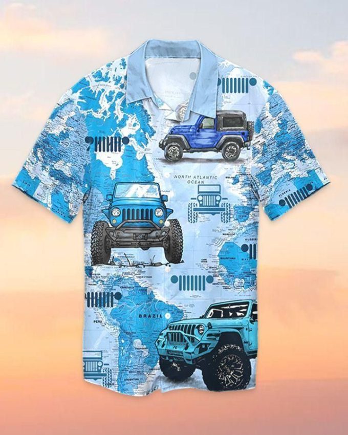 JP Go Everywhere Blue Atlantic Unisex Hawaiian Shirts