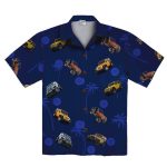 Amazing JP Navy Unisex Hawaiian Aloha Shirts #021220dh