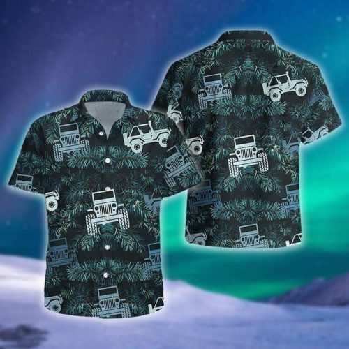 Awesome JP Green Leaf Aloha Hawaiian Shirts