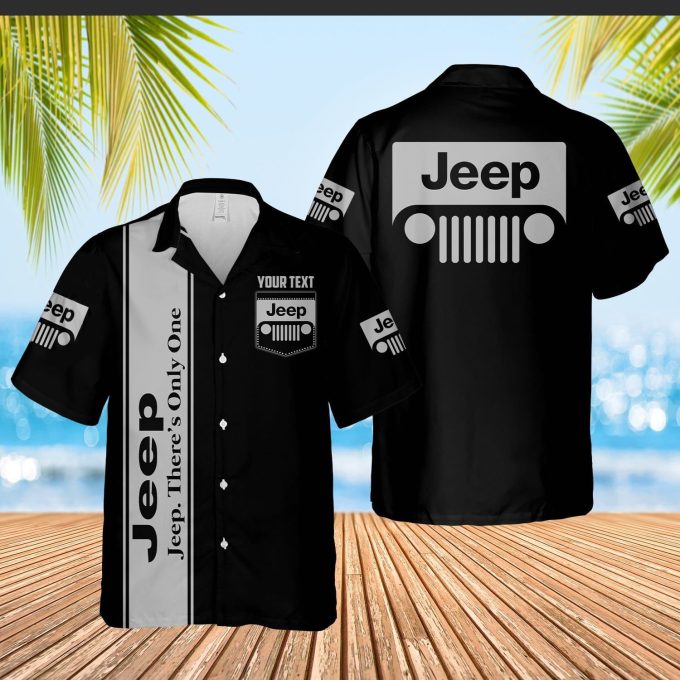 Custom Name There’s only one JP Black Grey Hawaiian Aloha Shirts