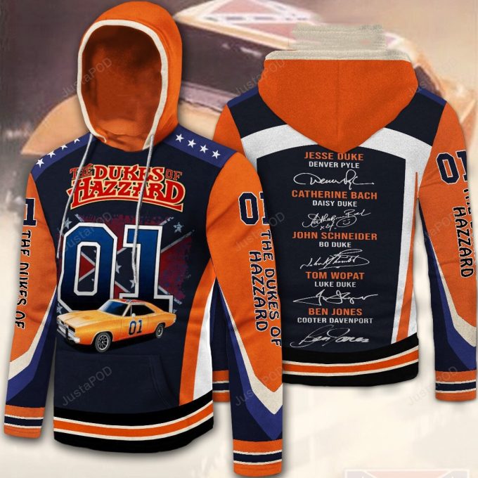 The Dukes Of Hazzard 3d All Over Print Hoodie, Or Zip-Up Hoodie