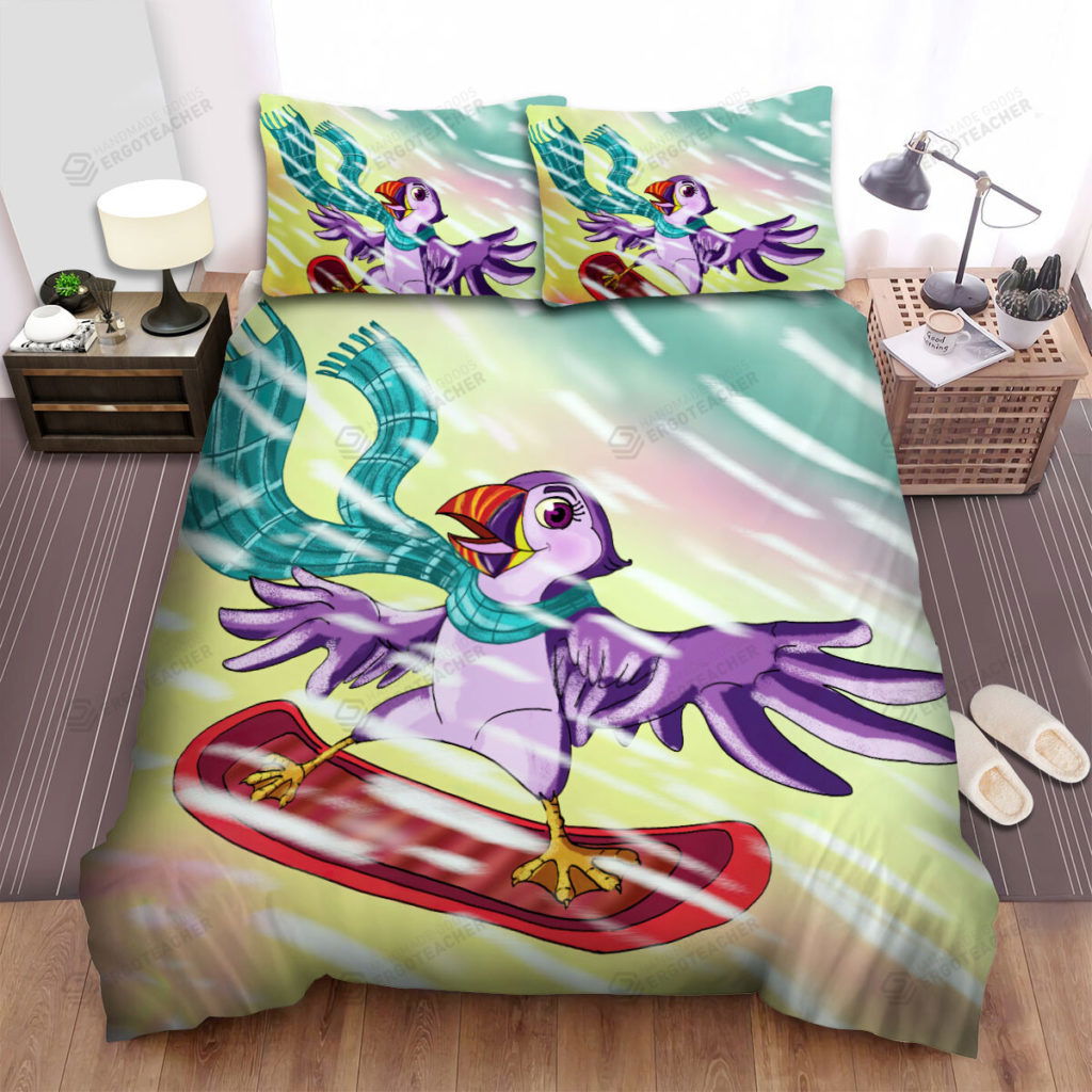 The Wild Animal – The Puffin Surfing In The Blizzard Bed Sheets Spread Duvet Cover Bedding Sets The Wild Animal – The Puffin Surfing In The Blizzard Bed Sheets Spread Duvet Cover Bedding Sets
