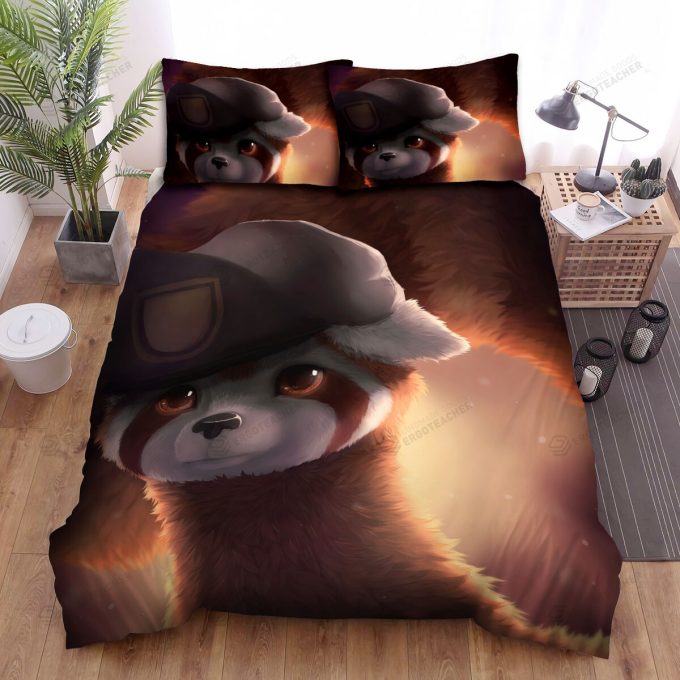 The Wildlife – The Ferret Wearing Beret Bed Sheets Spread Duvet Cover Bedding Sets