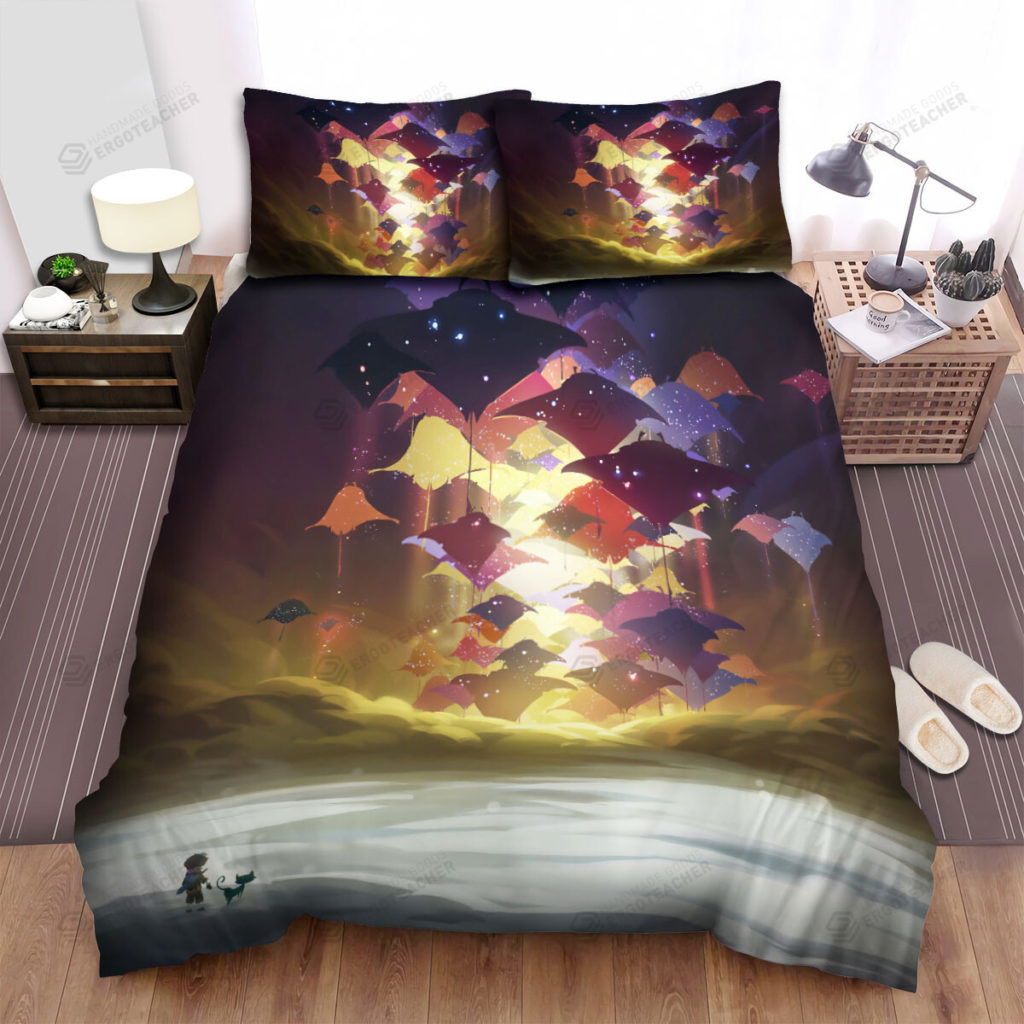 The Wild Animal – The Ray Fish Swimming Toward Art Bed Sheets Spread Duvet Cover Bedding Sets The Wild Animal – The Ray Fish Swimming Toward Art Bed Sheets Spread Duvet Cover Bedding Sets