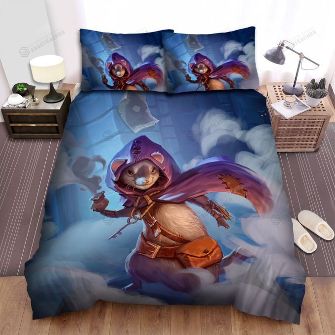 The Wildlife – The Ferret Thief In Smoke Bed Sheets Spread Duvet Cover Bedding Sets