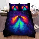 The Wild Animal – The Fire Ray Fish Swimming In The Galaxy Bed Sheets Spread Duvet Cover Bedding Sets