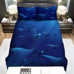 The Wild Animal – The Divers Swimming Beside The Ray Fish Bed Sheets Spread Duvet Cover Bedding Sets