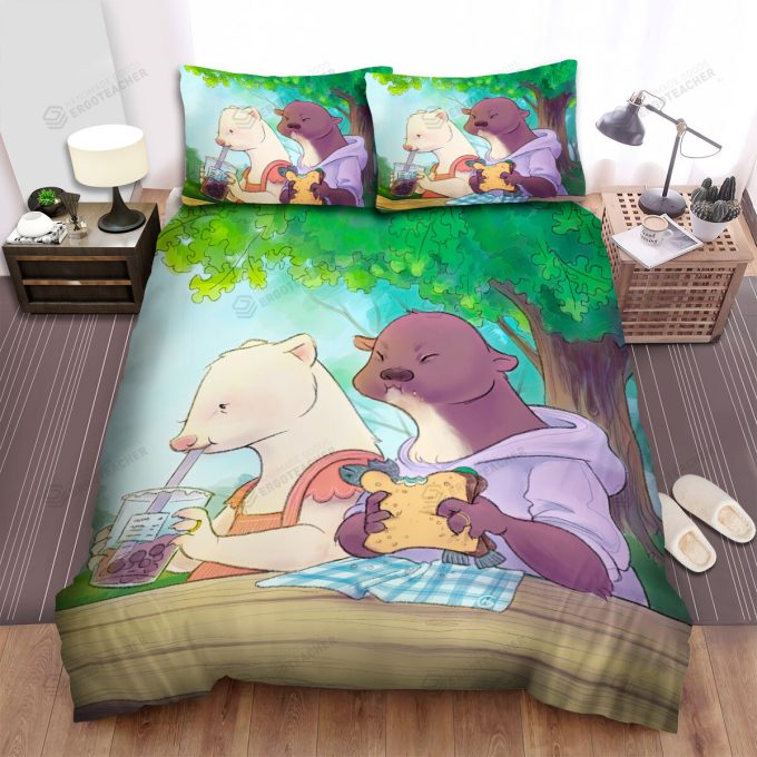 The Wildlife – The Ferret On A Date Bed Sheets Spread Duvet Cover Bedding Sets
