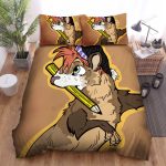 The Wildlife – The Ferret Holding A Pencil In His Mouth Bed Sheets Spread Duvet Cover Bedding Sets