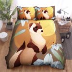 The Wildlife – The Ferret Among Flowers Bed Sheets Spread Duvet Cover Bedding Sets