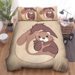 The Wildlife – The Ferret Curled Up His Body Bed Sheets Spread Duvet Cover Bedding Sets