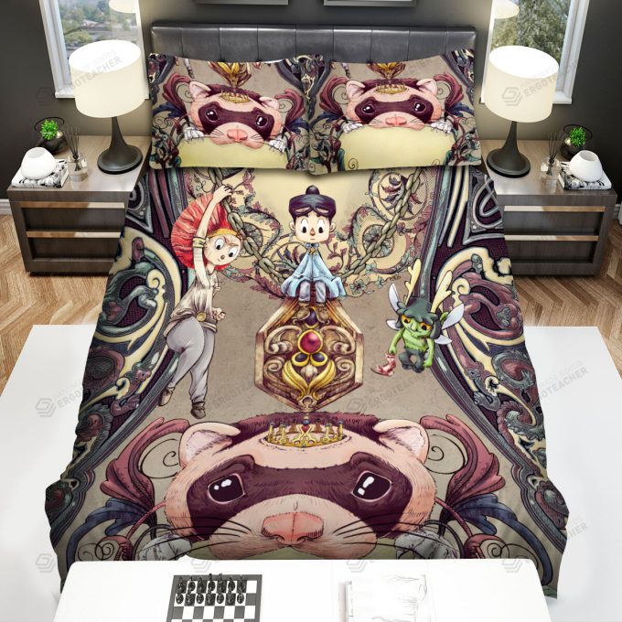 The Wildlife – Above The Ferret King Bed Sheets Spread Duvet Cover Bedding Sets