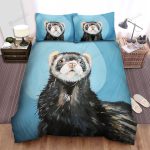 The Wildlife – The Ferret Lying On The Ground Bed Sheets Spread Duvet Cover Bedding Sets