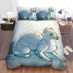 The Wildlife – The Ferret On The White Ground Bed Sheets Spread Duvet Cover Bedding Sets