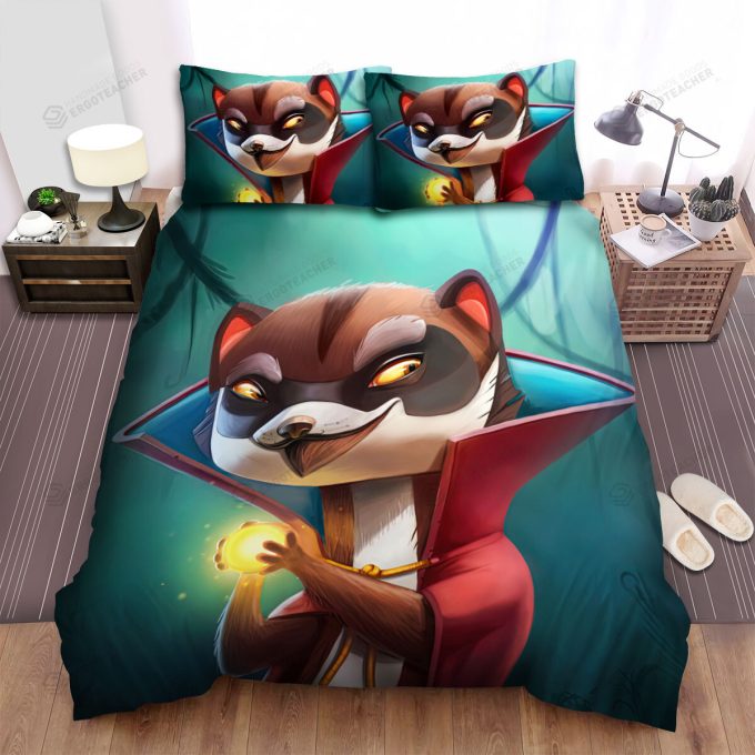 The Wildlife – The Ferret Casting A Spell Bed Sheets Spread Duvet Cover Bedding Sets