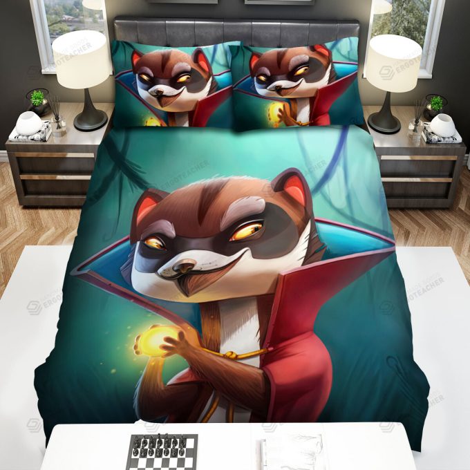 The Wildlife – The Ferret Casting A Spell Bed Sheets Spread Duvet Cover Bedding Sets