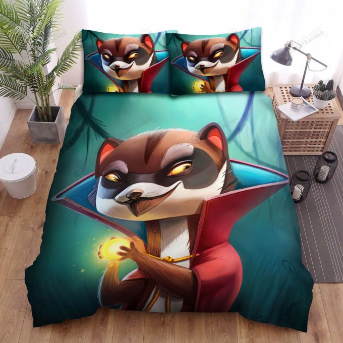 The Wildlife – The Ferret Casting A Spell Bed Sheets Spread Duvet Cover Bedding Sets