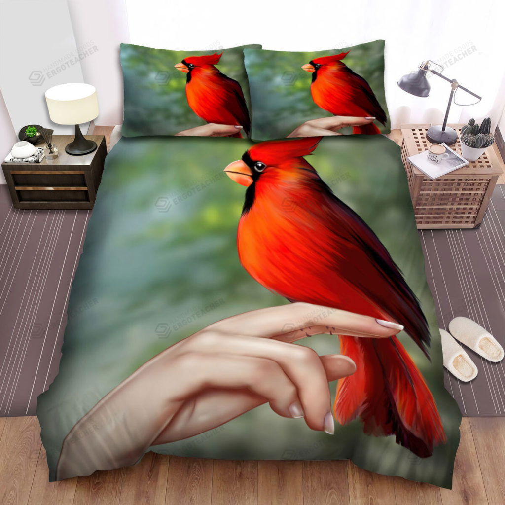 The Wildlife – The Red Cardinal Standing On My Fingers Bed Sheets Spread Duvet Cover Bedding Sets The Wildlife – The Red Cardinal Standing On My Fingers Bed Sheets Spread Duvet Cover Bedding Sets
