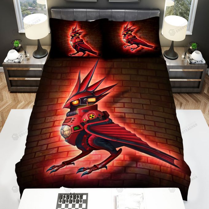 The Wildlife – The Red Cardinal Robot Bed Sheets Spread Duvet Cover Bedding Sets