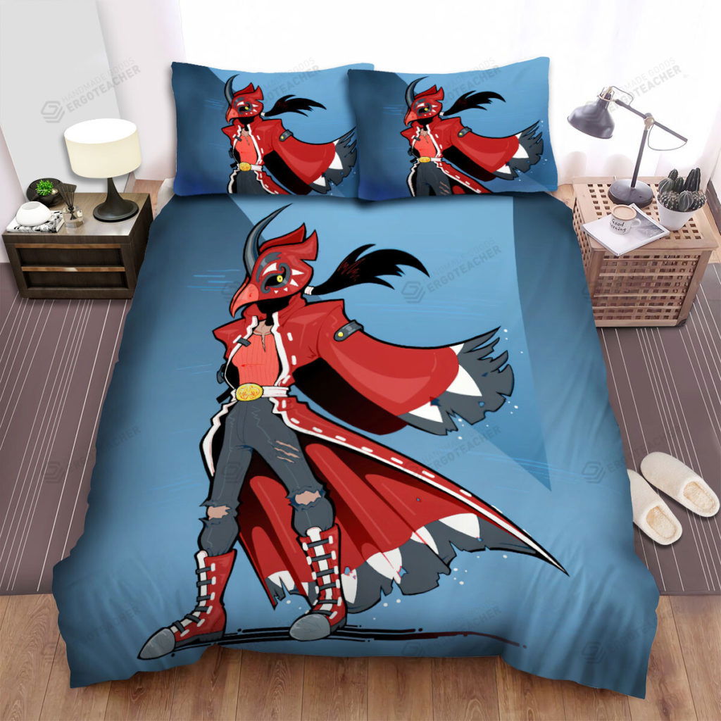 The Wildlife – The Red Cardinal Mask Art Bed Sheets Spread Duvet Cover Bedding Sets