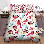 The Wildlife – The Red Cardinal Wearing A Scarf Bed Sheets Spread Duvet Cover Bedding Sets