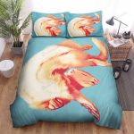 The Wild Animal – The Orange Ferret Art Bed Sheets Spread Duvet Cover Bedding Sets