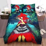 The Wildlife – The Red Cardinal On Her Fingers Bed Sheets Spread Duvet Cover Bedding Sets