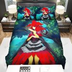 The Wildlife – The Red Cardinal On Her Fingers Bed Sheets Spread Duvet Cover Bedding Sets