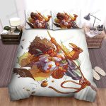 The Wild Animal – The Puffin Beside The Black Woman Bed Sheets Spread Duvet Cover Bedding Sets