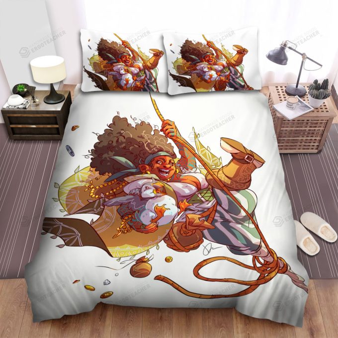 The Wild Animal – The Puffin Beside The Black Woman Bed Sheets Spread Duvet Cover Bedding Sets