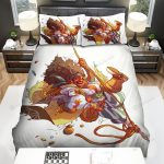 The Wild Animal – The Puffin Beside The Black Woman Bed Sheets Spread Duvet Cover Bedding Sets