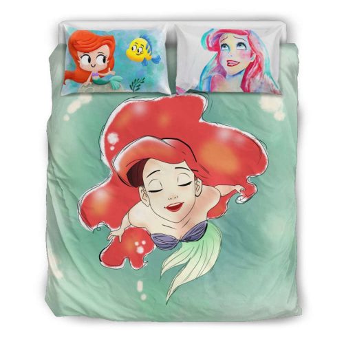 Magical Ariel Disney Bedding Set: Dreamy Comfort for Little Princesses