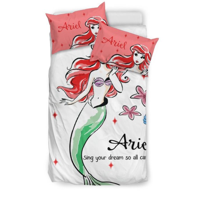 Enchanting Ariel Disney Bedding Set: Dive into a World of Magic!