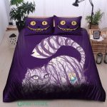 Whimsical Cheshire Cat Bedding Set – Alice in Wonderland Inspired Unique & Cozy
