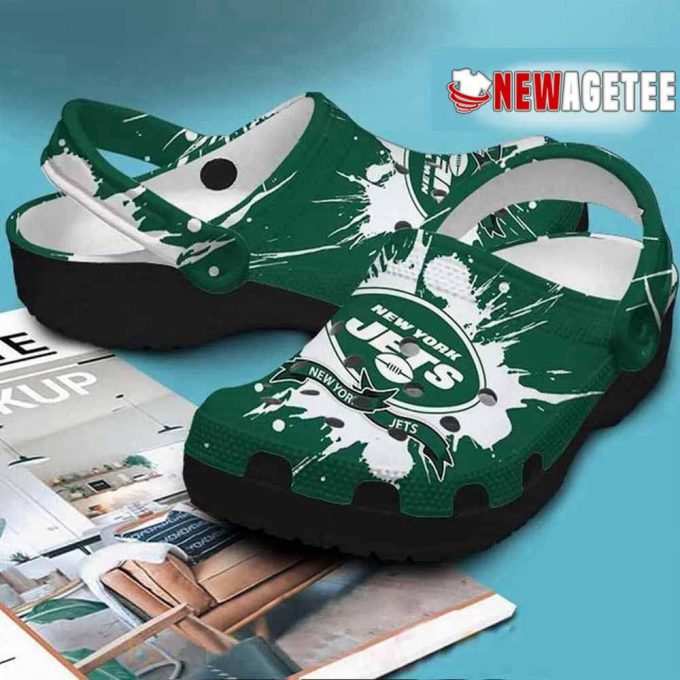 Nfl New York Jets Custom Name Crocs Clog