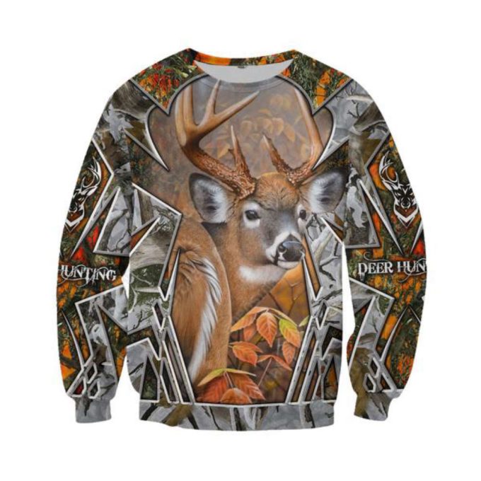 Deer Hunting Crewneck Sweatshirt For Men & Women HT4894