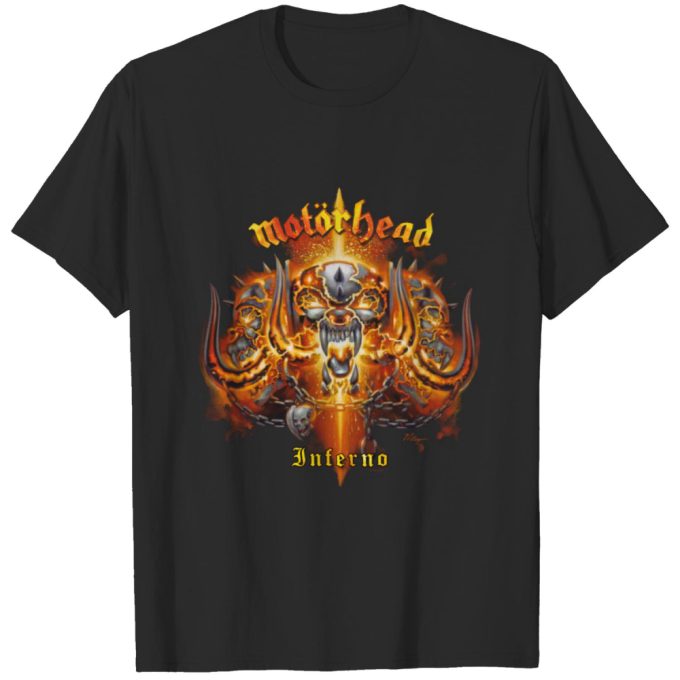 Motorhead Inferno Unisex Tee: Rock the Stage with this Iconic Band Merch